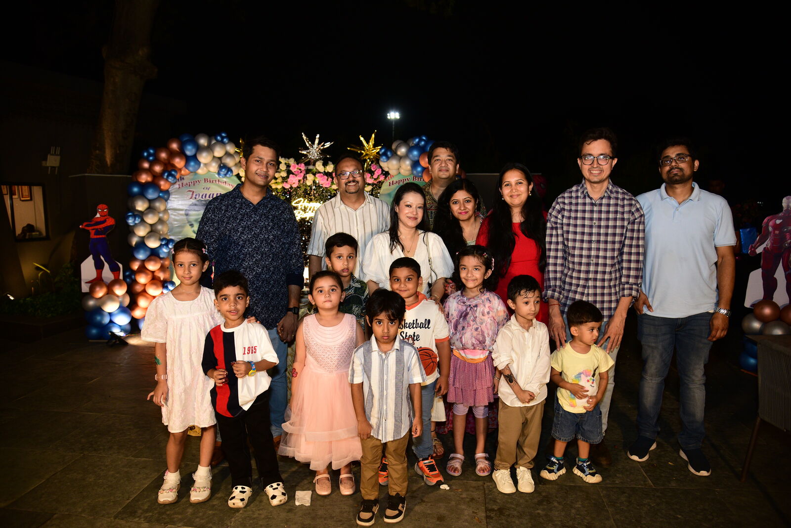 Group photograph of guests at the activation